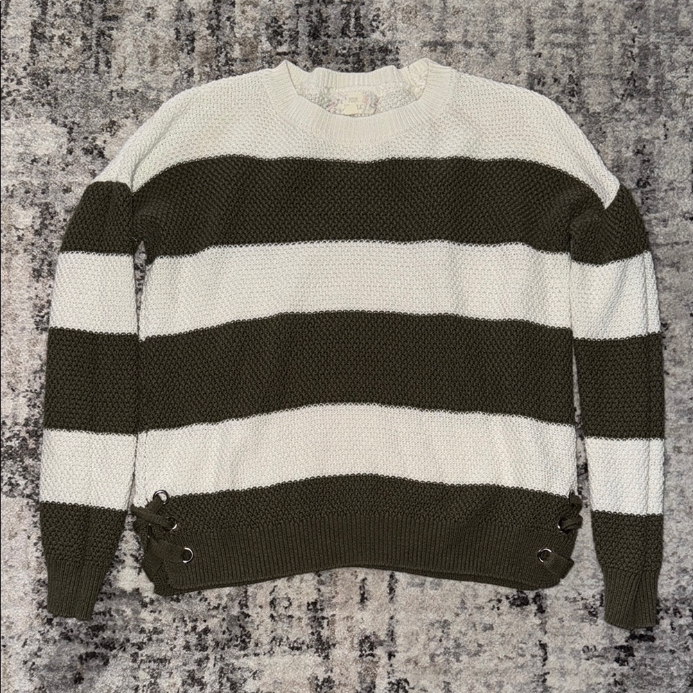 Striped Knit Sweater